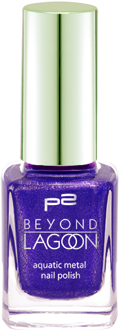 P2 Beyond Lagoon Aquatic Metal Nail Polish 040 Atlantis - P2 Cosmetics (328x485), Png Download