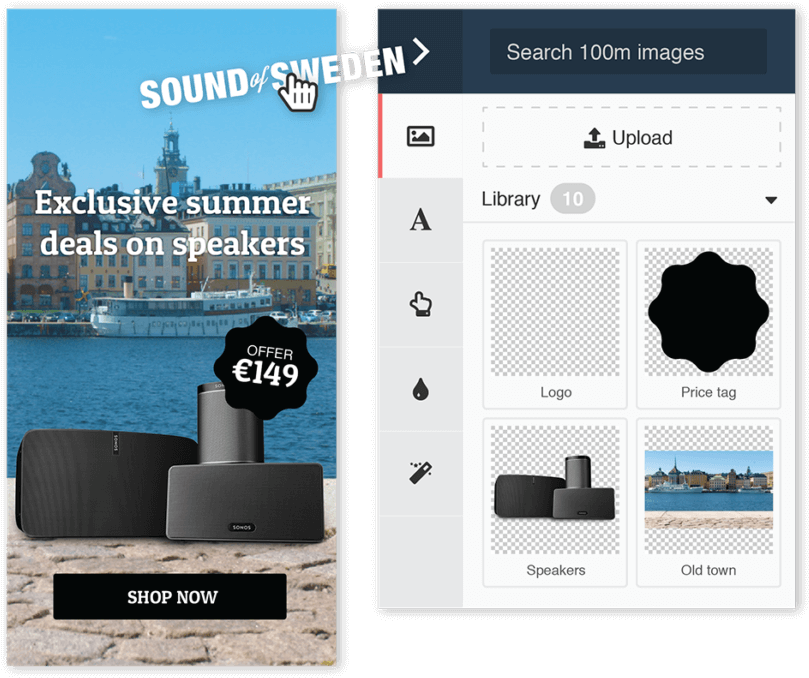 Banner Builder Media Library - Management (1200x747), Png Download