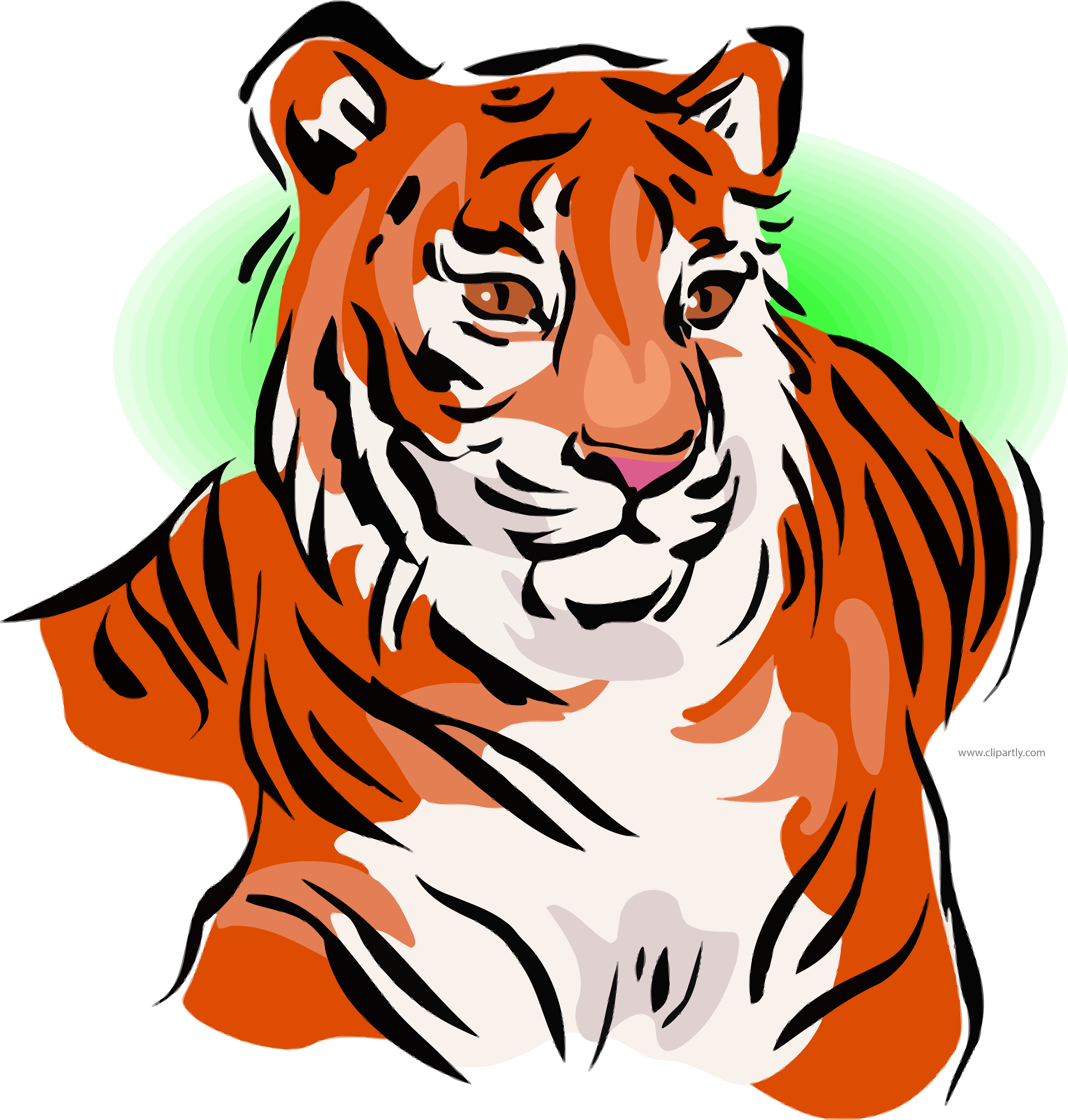 Realistic Tigger Waiting Sun Clipart Png - Things Begins With T (4731x4960), Png Download