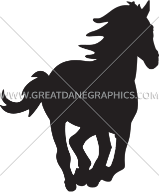 Running Horse - Horse (319x385), Png Download