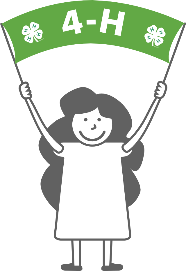 Banner Girl 2 - Cartoon (711x1000), Png Download