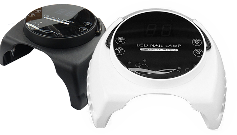 Pnd Metal Led/uv Lamp 60w - Nail Care Professional Led Nail Gel Lamp 60w Usa Resisting (802x459), Png Download