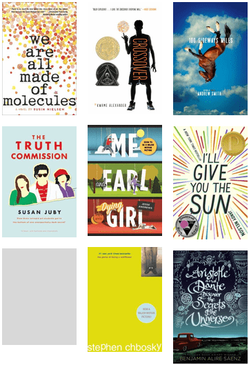 Megan's Realistic Fiction For Teens - We Are All Made Of Molecules [book] (436x574), Png Download