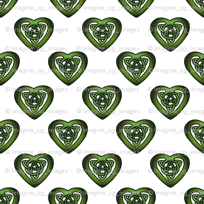 Celtic Knot Hearts - Ornament (400x400), Png Download
