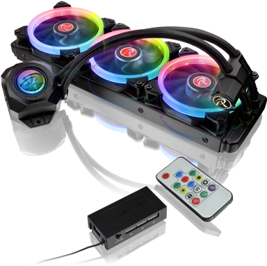 Este Nuevo E Innovador Aio De Raijintek Marca Una Evolución - Cooler Master Liquid 360 (383x416), Png Download