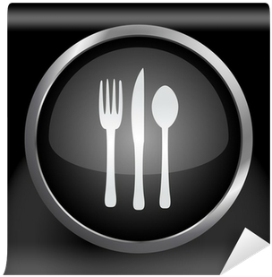 Silverware Fork Knife And Spoon Icon Symbol Vector - Spoon (400x400), Png Download