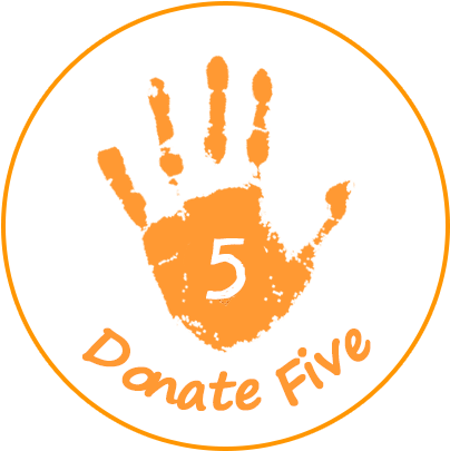 Donation Logo Distressed - Circle (414x415), Png Download