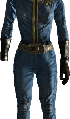 Elr Missing Hand - Fallout 3 101 Suit (513x410), Png Download