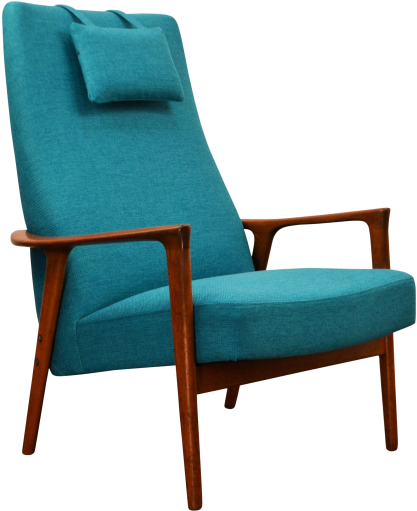 Vintage Swedish Design Brödera Andersson Teak Lounge - Vintage Chair Png (600x600), Png Download