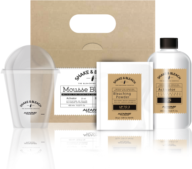 Mousse De Blanqueo Innovador, Particularmente Útil - Shake & Bleach Alfaparf (800x613), Png Download