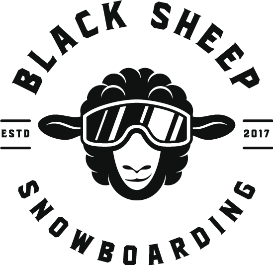 Black Sheep Snowboarding - Black Sheep Snowboards (549x533), Png Download