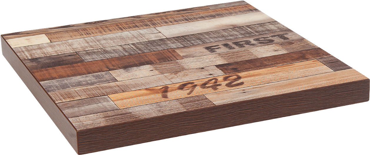 Old Pallet Vintage Design Melamine Table Top - Erp Tables 30"x30" Melamine Table Top (1024x1024), Png Download