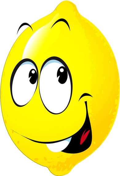 Lemon Clipart Limon - Frutas Y Verduras Animadas Png (390x570), Png Download