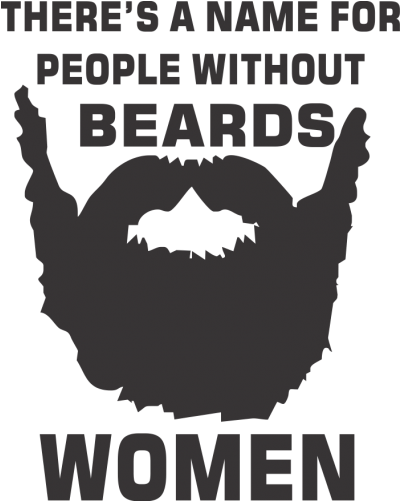 There's A Name For People Without Beards - Theres A Name For People Without Beards (500x500), Png Download