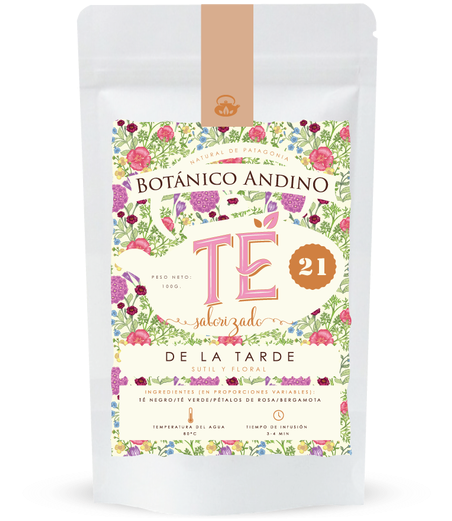 Té Negro, Té Verde, Pétalos De Rosa, Bergamota - Latin (498x704), Png Download