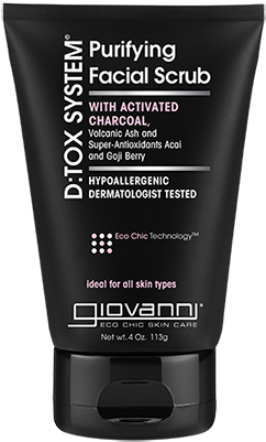 Face Scrub - Giovanni - Dtox System Replenishing Facial Moisturizer (241x500), Png Download