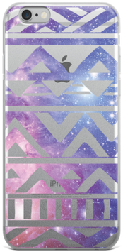 Galaxy Aztec Pattern Iphone Case - Iphone (500x500), Png Download