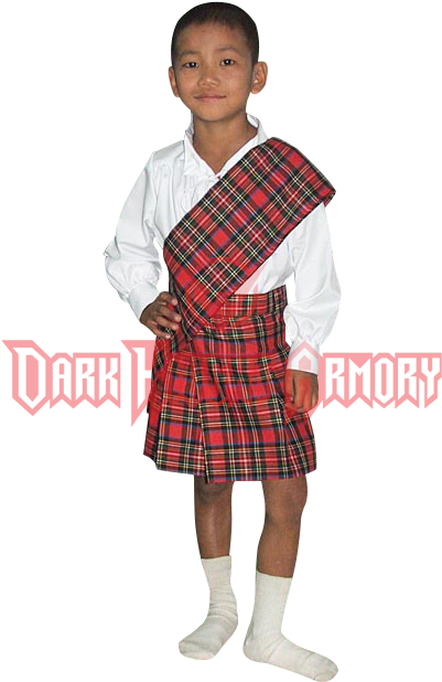 Childs Scottish Kilt (617x617), Png Download