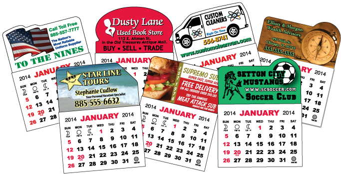 Calendar Pad Magnets - Magnetic Tear Away Calendar (683x349), Png Download