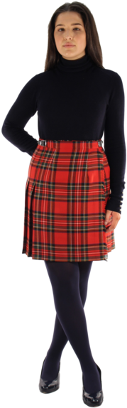 Kilt Royal Stewart Womens (338x600), Png Download