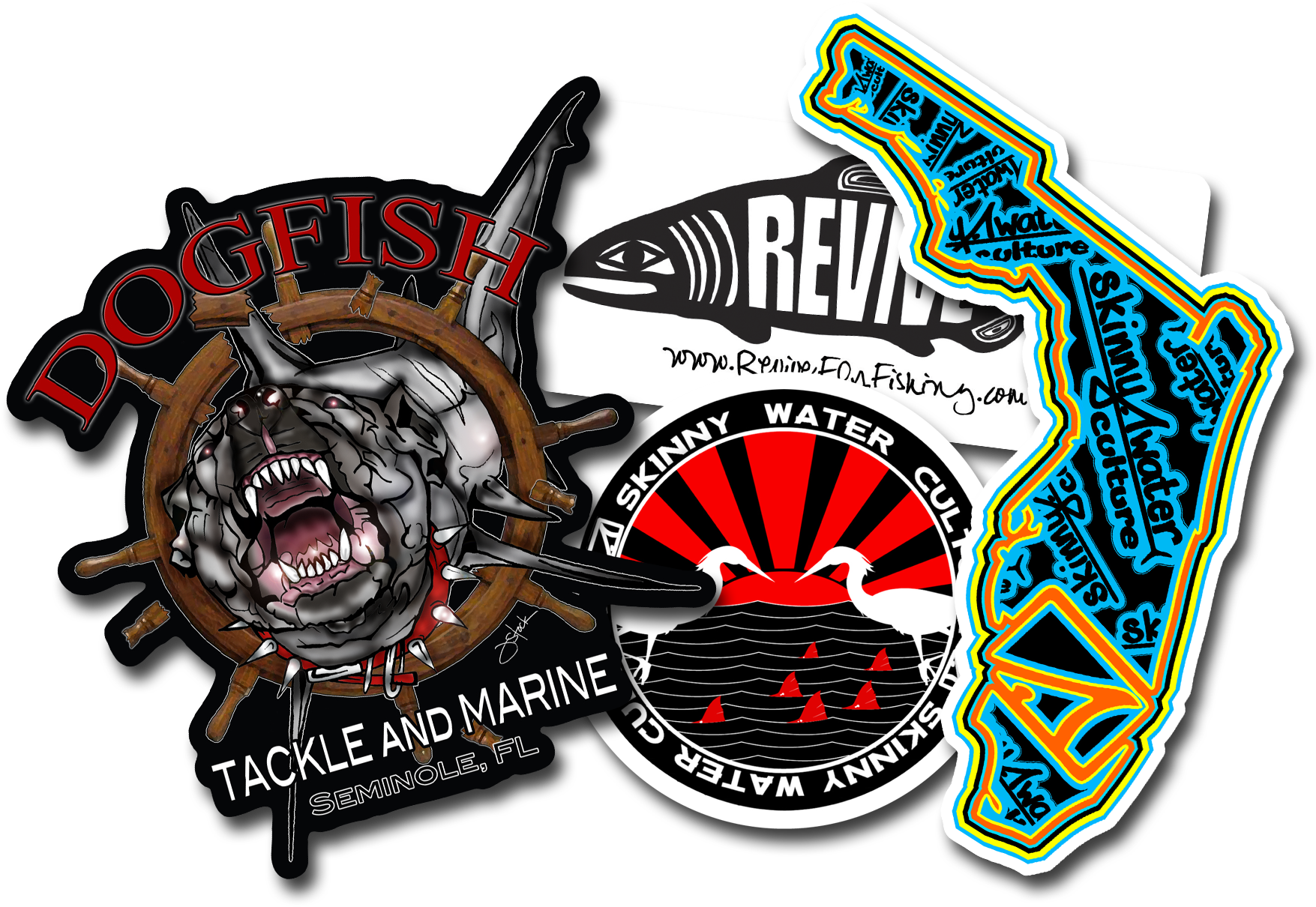 Custom Sticker Makers Fishing2 - Sticker (1834x1289), Png Download