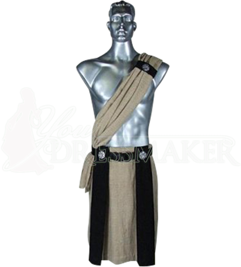 Roman Kilt With Scarf (550x550), Png Download