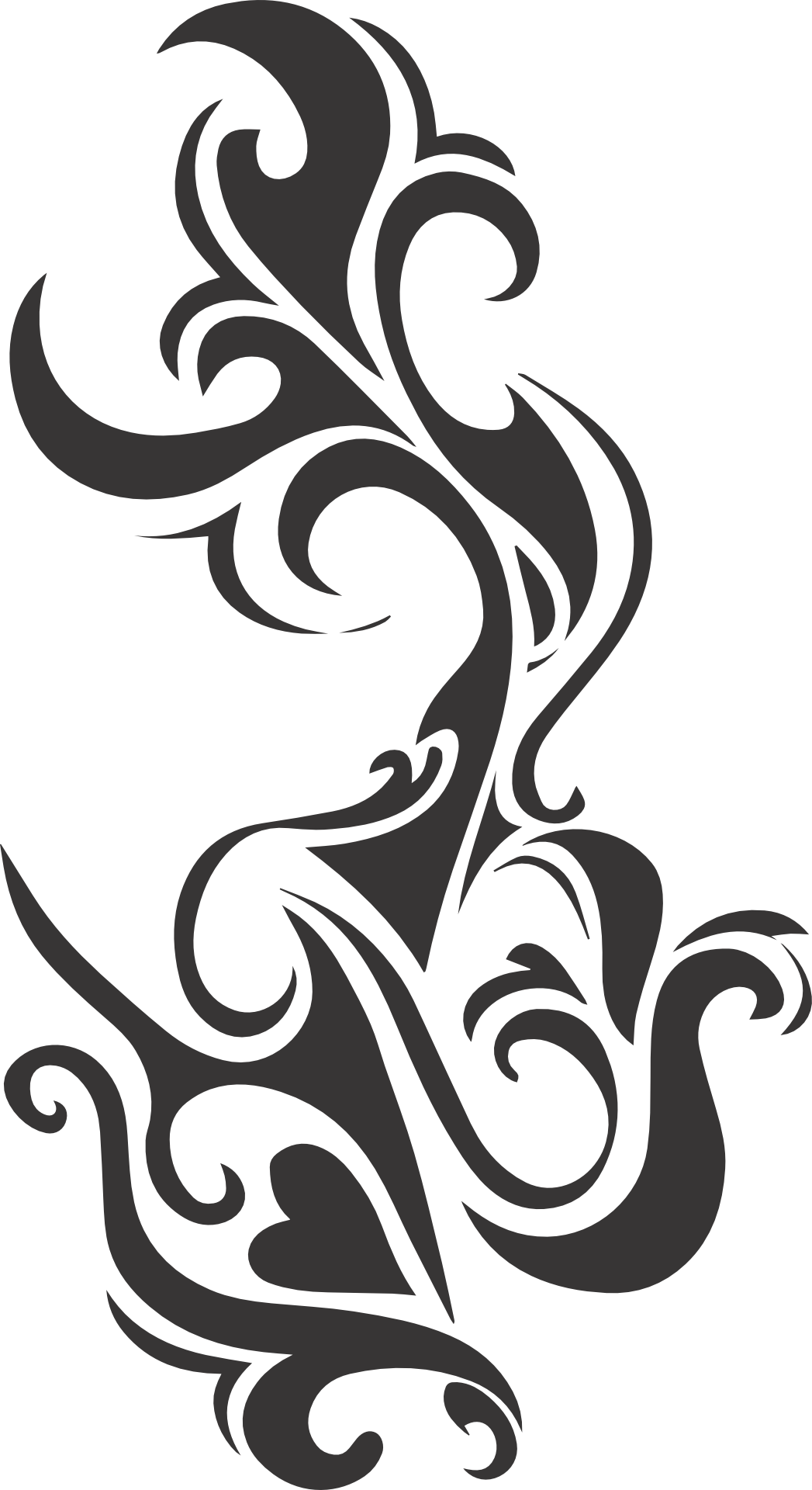 Abstract Tribal Tattoo - Tribal Tattoo Designs (698x1280), Png Download
