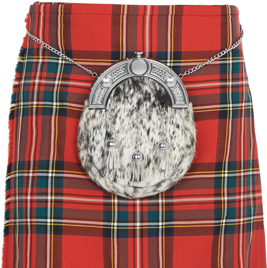 8 Yard Royal Stewart Kilt - Tartan (860x1300), Png Download