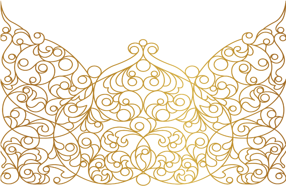 Mandala Swirls Design Pattern Paisley Gold Decor Decora - Portable Network Graphics (1024x1024), Png Download
