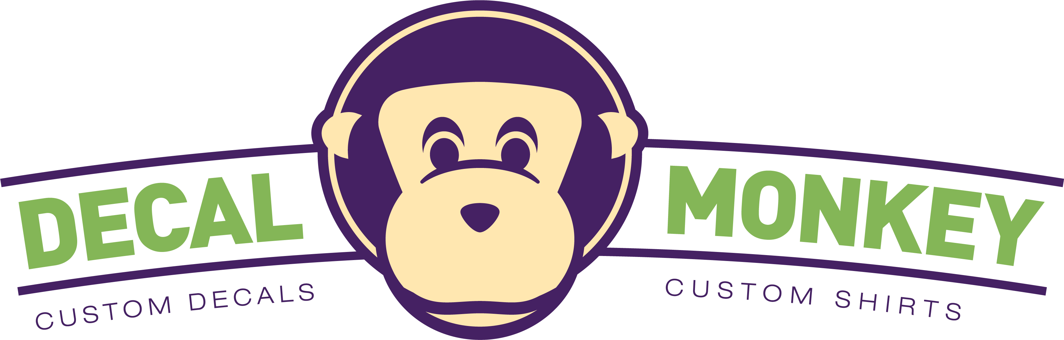 Decal Monkey Llc (3405x1089), Png Download