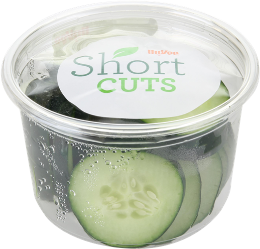 Sliced Cucumber Save Time In The Kitchen - Cucumber (600x576), Png Download