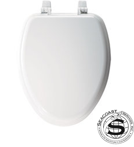 Bemis Moulded Wood Elongated Toilet Seat (500x500), Png Download