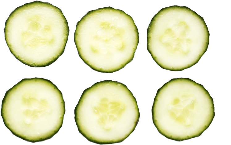 Image Of Some Cucumber Slices - T-shirt (800x600), Png Download
