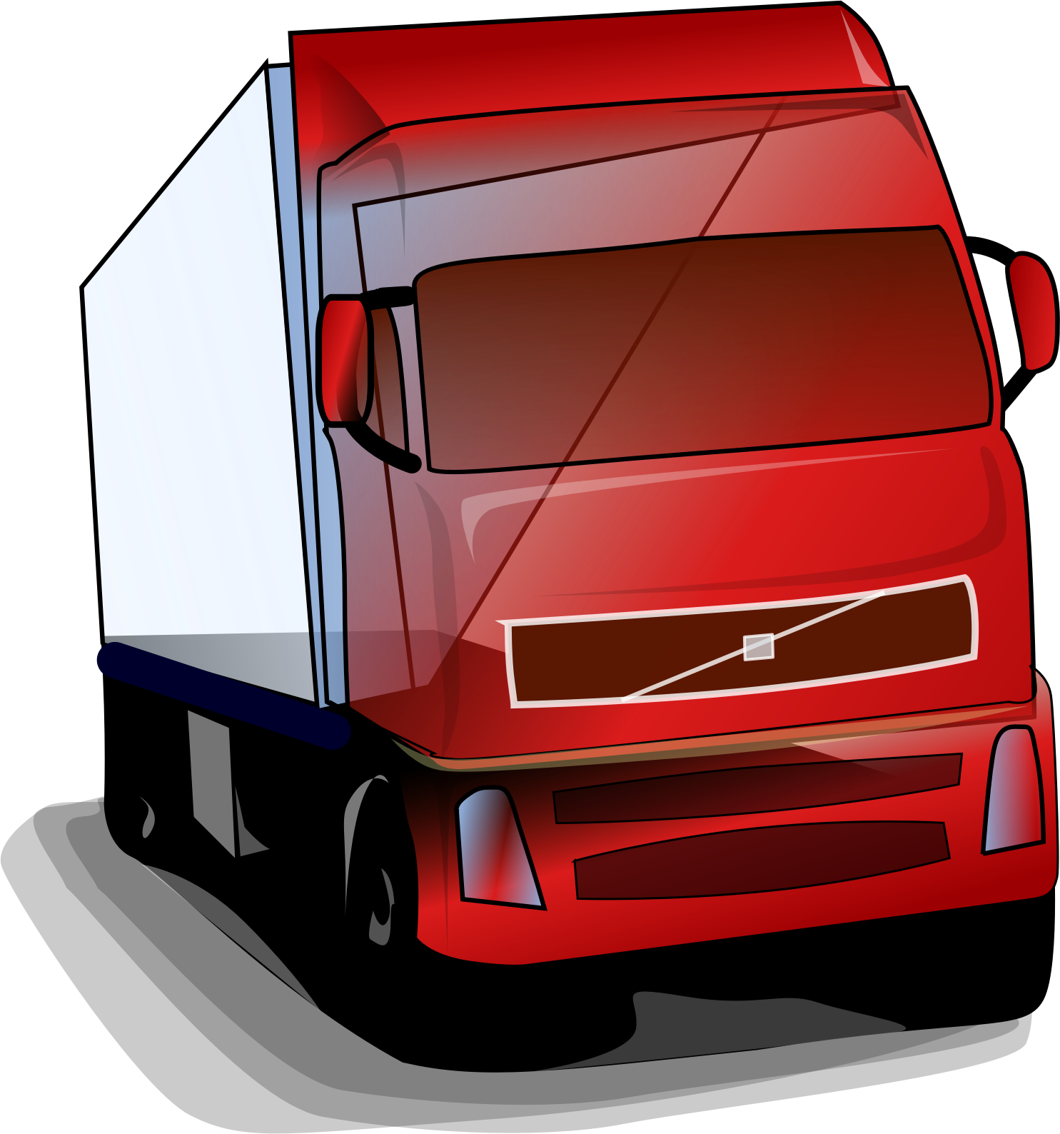 Big Image - Truck Clip Art (1485x1588), Png Download