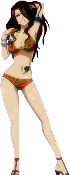 Cana Wearing Bikini Swimsuit - Cana Fairy Tail Png (430x600), Png Download