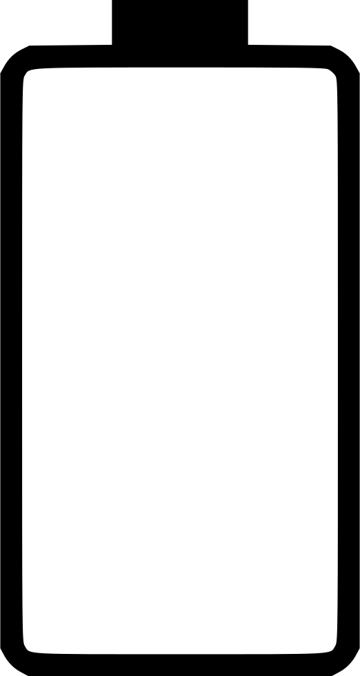 Empty Battery Comments - Payment (522x980), Png Download