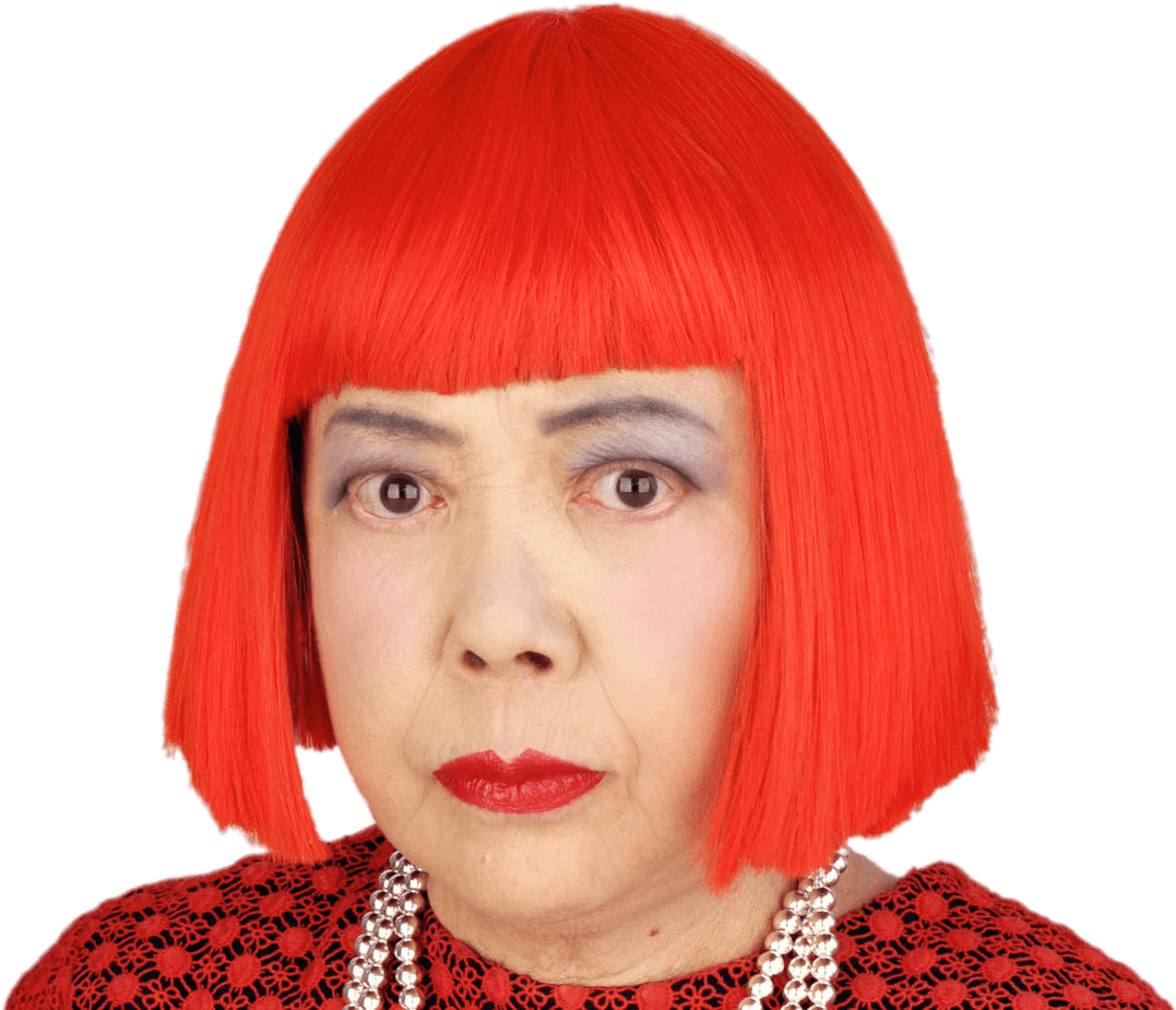 Yayoi Kusama Close Up Png - Yayoi Kusama (1280x960), Png Download