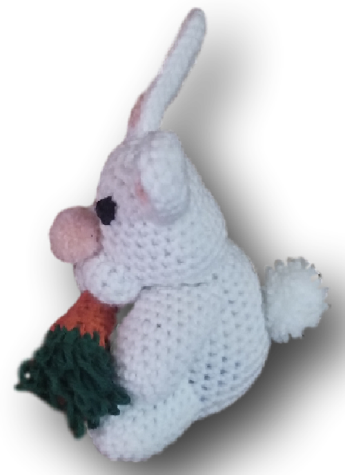 Baby Bunny Stuffed Toy - Stuffed Toy (500x688), Png Download