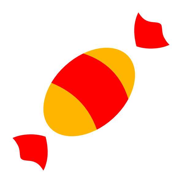 Candy Piece (594x598), Png Download