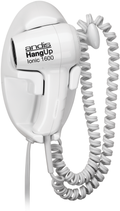 Ionic Hang Up® Dryer With Night Light White - Andis Hang-up Corded Dryer (390x460), Png Download