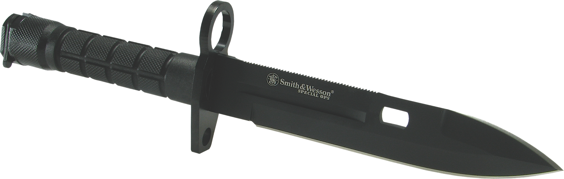 S&w Knives Sw1b Spec Ops M9 Commando Bayonet - M9 Knife Png (1800x572), Png Download