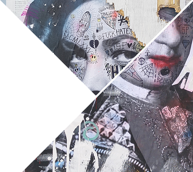 Stikki Peaches, Street Art Icon, Makes Noca His Canvas - Wolfgang Amadeus Mozart (639x570), Png Download