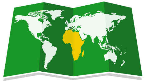 Webanywhere Africa - East Berlin World Map (491x339), Png Download