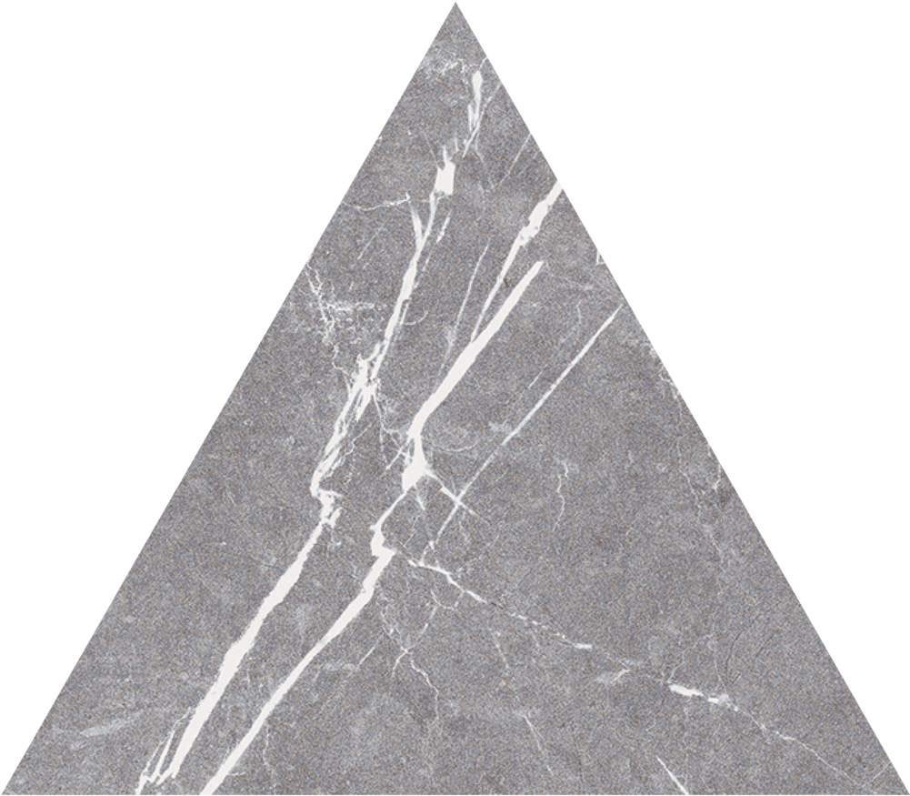 Mandra Light Grey Triangle Polished/ Natural Vt2555/ (1000x1000), Png Download