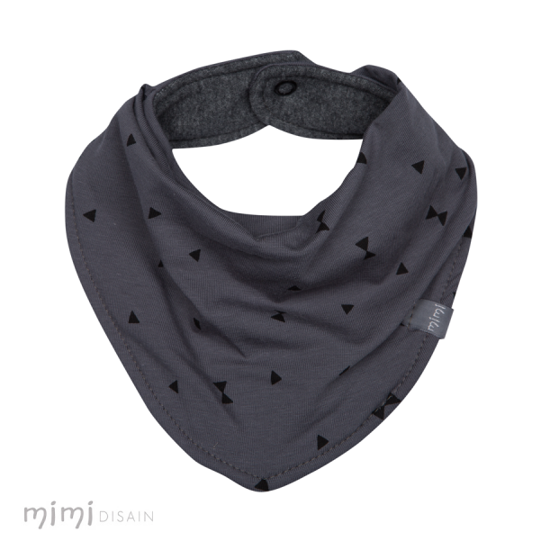 Mimi Bib Dark Grey Triangle - Tilgu (800x800), Png Download