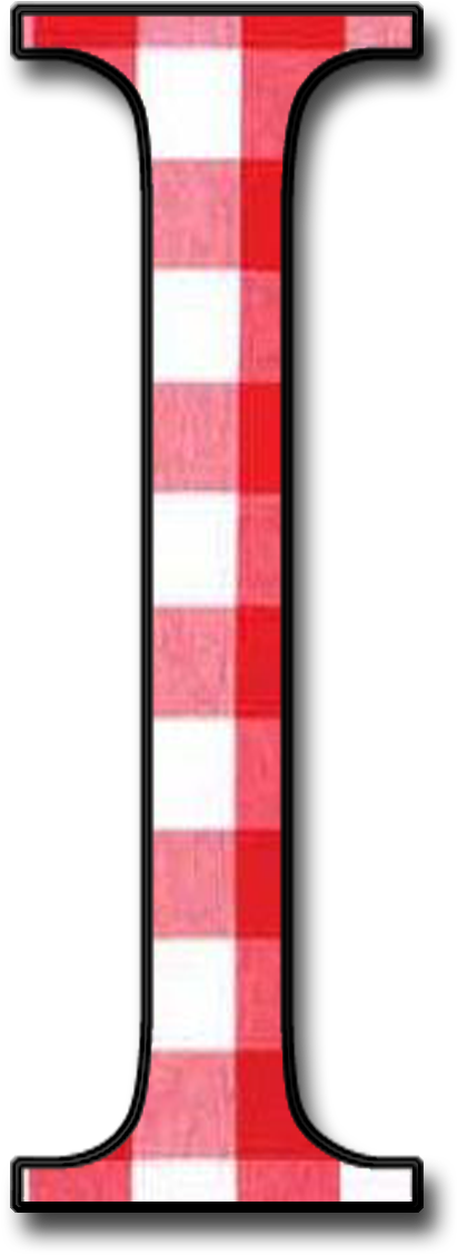 Gingham Letter T (1200x1200), Png Download