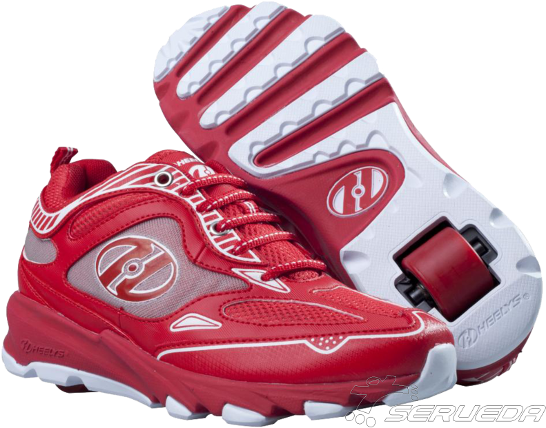 Heelys Swift 770178 Blanco/rojo - Heelys (800x631), Png Download