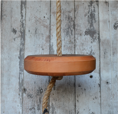This Circular Swing Is Made Of Reclaimed Pine From - Automnales Pochette En Toile Ciré, Épices, Fermeture (616x462), Png Download
