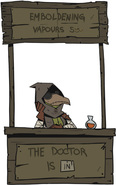 Post - Plague Doctor Darkest Dungeon Afflicted (500x670), Png Download