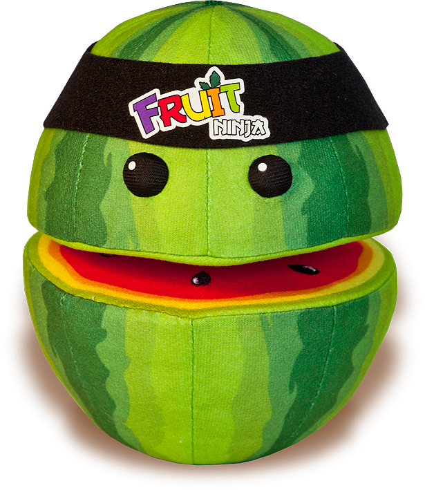 Download Gifts For App Addicts - Fruit Ninja Plush PNG Image with No  Background 